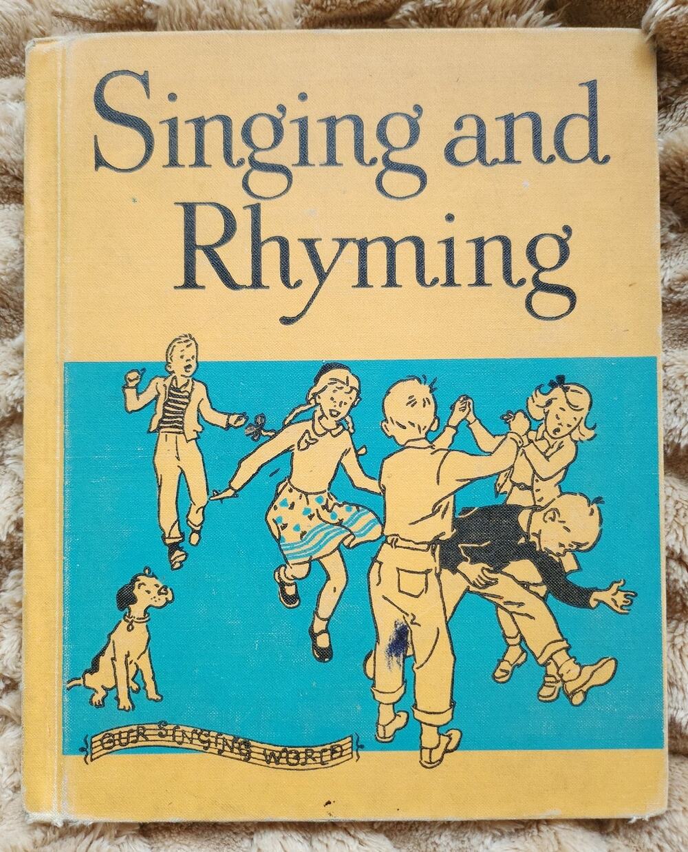 Singing and Rhyming, 1950s elementary school music book